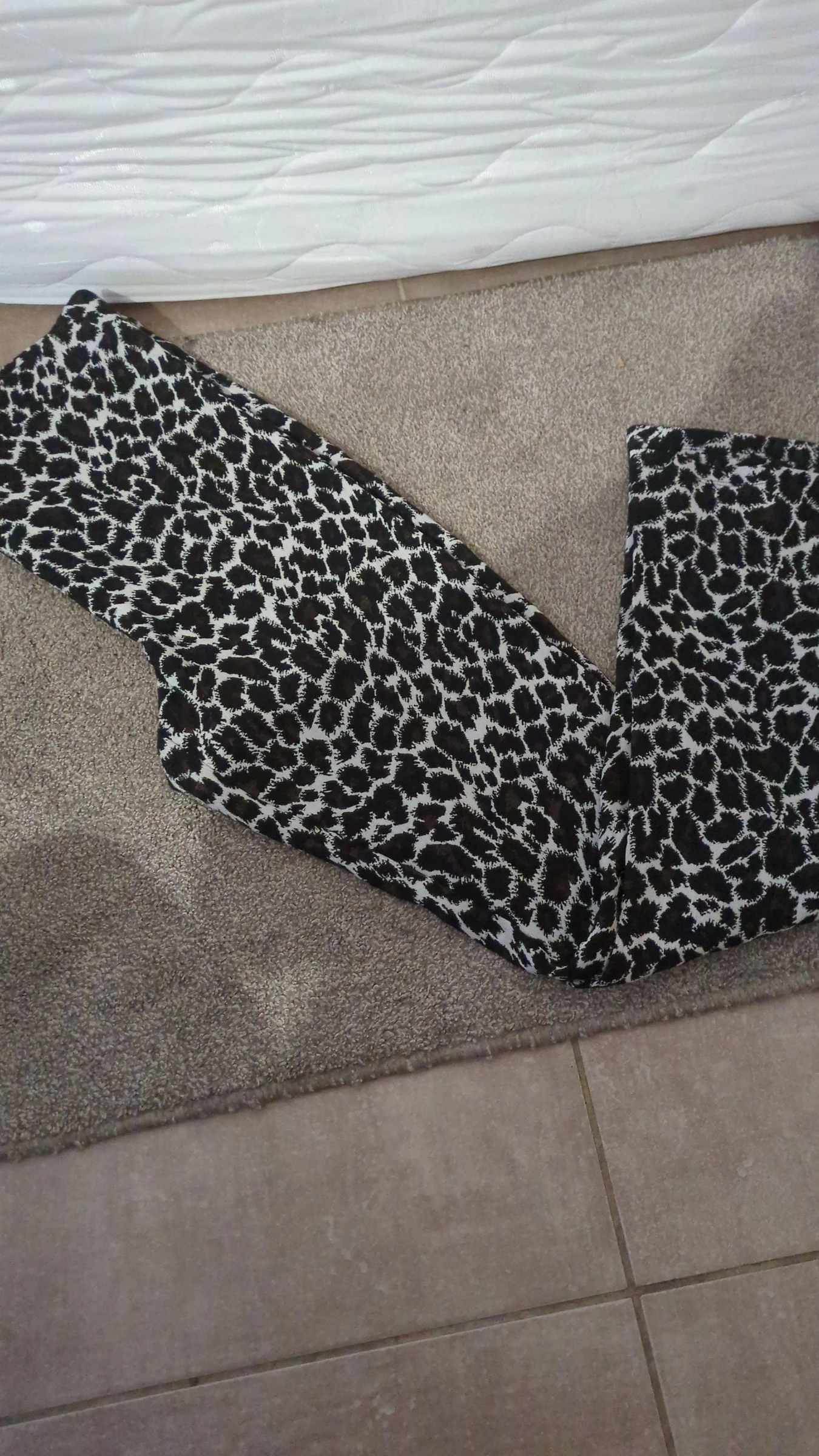 Pantalon vintage femme patte d'eff taille 44